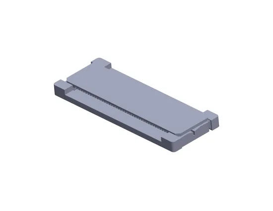 Shenzhen Manufacturer FPC 1.0mm H2.0 Pitch Zif SMT PCB Flex FPC Connector 