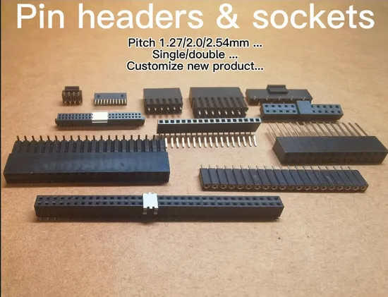 1.27mm Mrc Male Box Header IDC Type, Micro Match Connector 