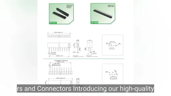 Female Header Connector 2.54 Female Pin Header 2.54 