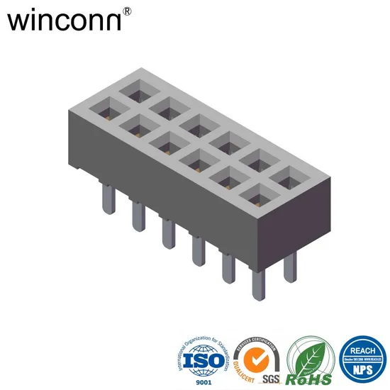 PCB Connector Straight/SMT/Right Angle Type 1.27 /2.00 /2.54mm IDC Female Header Connector 