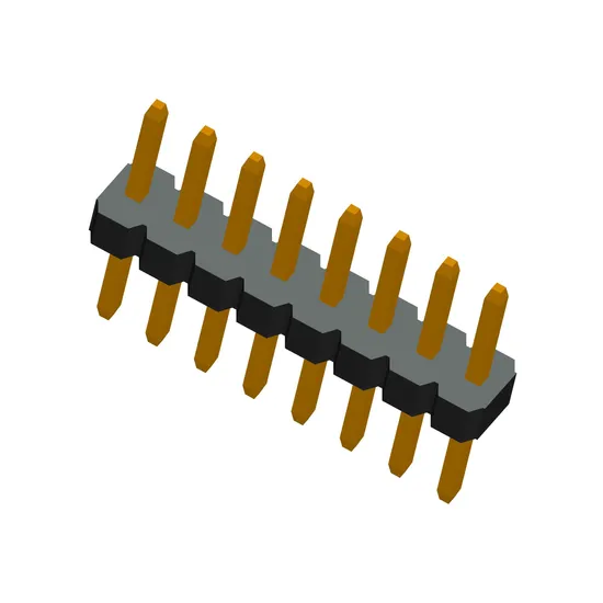 1.27mm Pitch Pin Header DIP Type S Series Single Row 8 Pins 