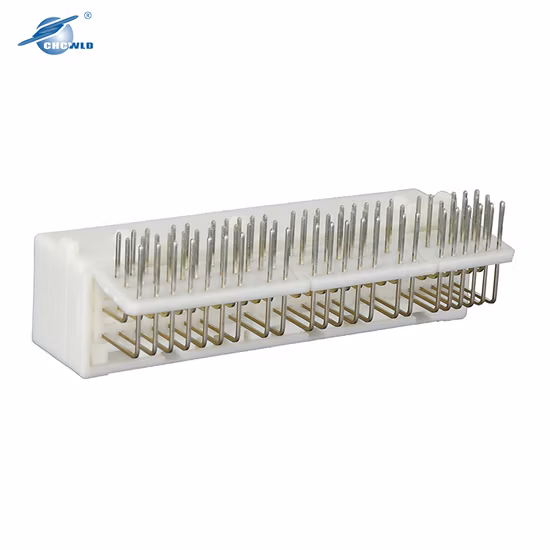 Te Connectivity Tyco 75 Pin Male Automotive Electrical White ECU Connector Plug Wire to Board PCB Header 3