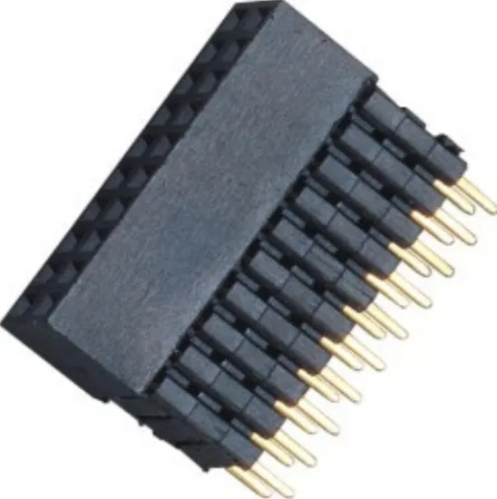 Plastic Height 6.35mm 2.0 mm Pitch Double Row Female Connector Female Header 