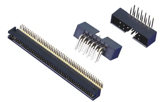Box Header 2.54mm Pitch Male Pins SMT Type Dual Row 
