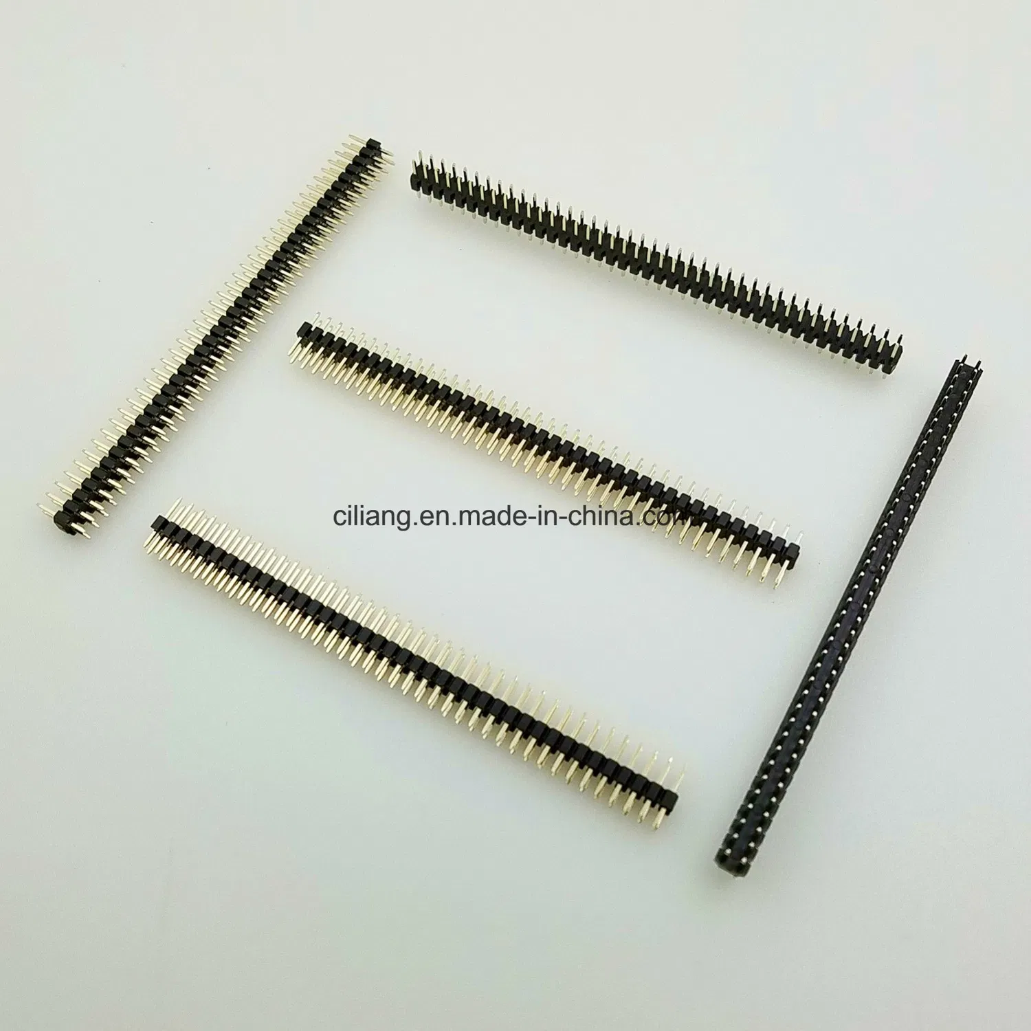 2.00mm Pitch 2*40p Vertical Double Row Electronic Connector Pin Header