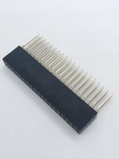 2.54mm Pitch 2X20 Pin 40 Pin Female Double Row Long Pin Press Fit Header Strip 